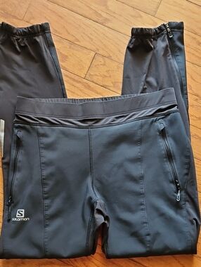 SALOMON MENS AGILE WARM UP PANTS SZ L